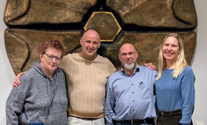 Der neue Vorstand (Gertrud Frohberger, Marcus Schubert, Thorsten Schmidt, Jenny Trzinski)