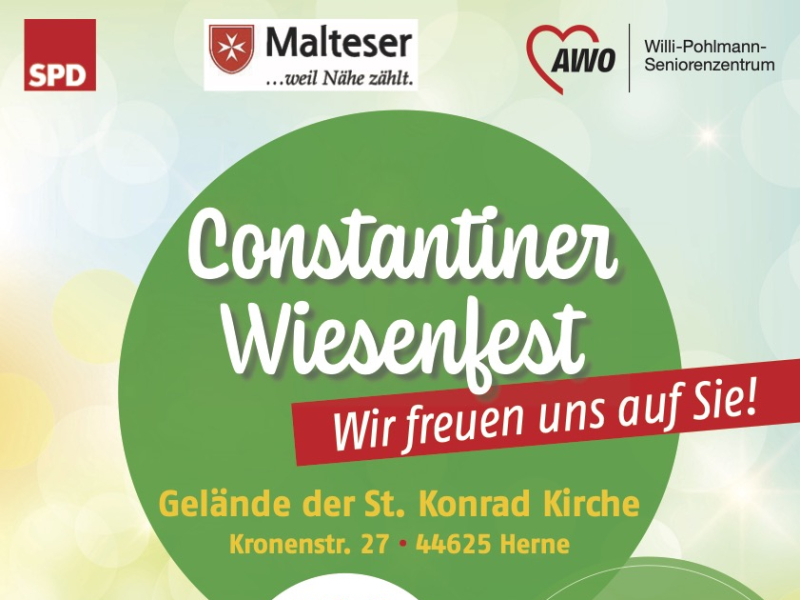 Plakat Constantiner Wiesenfest 2025